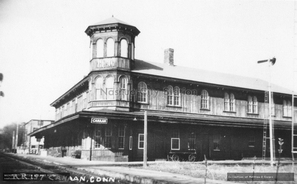 Postcard: Railroad Station, Canaan, Connecticut